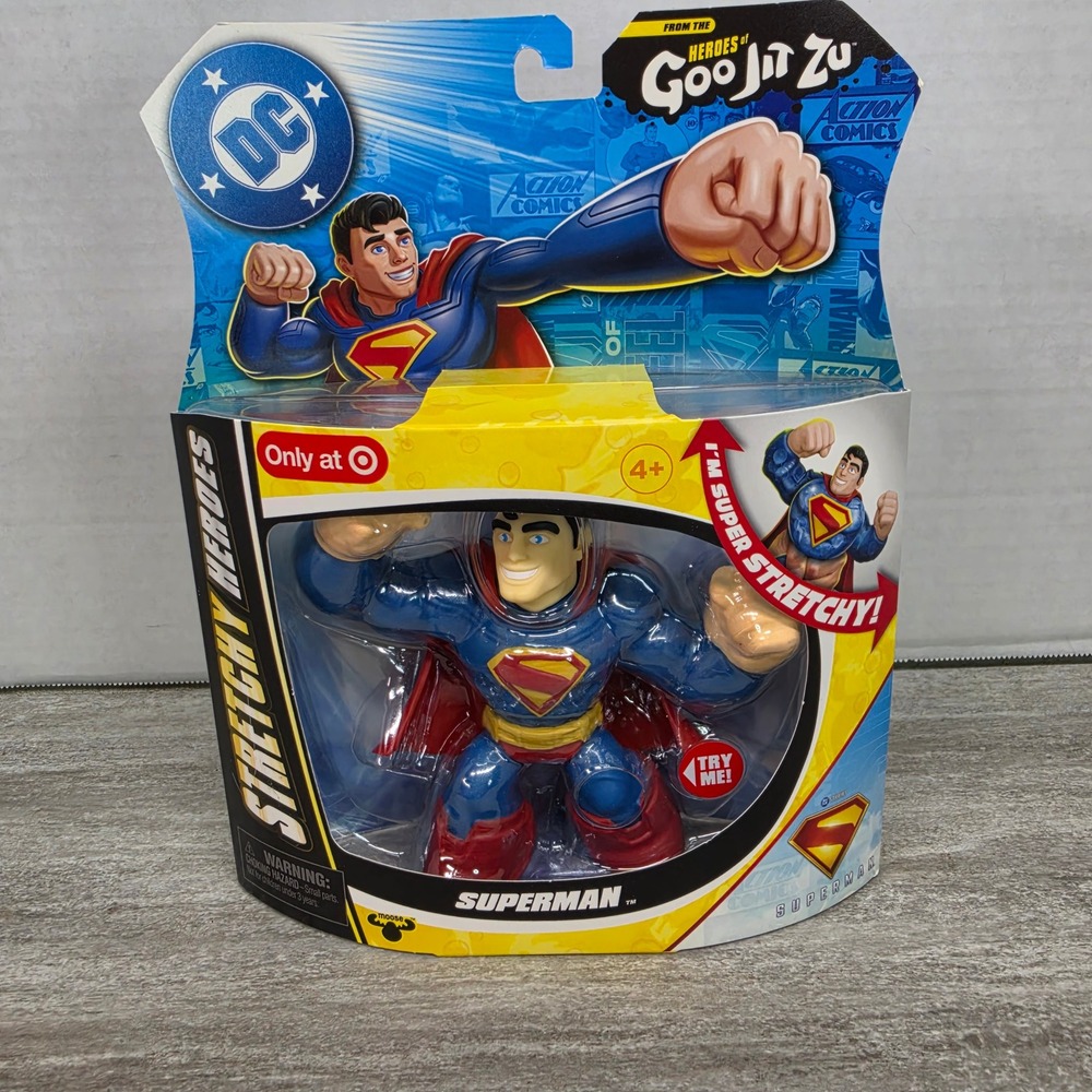Heroes of Goo Jit Zu DC Stretchy Heroes Superman Target Exclusive Action Figure